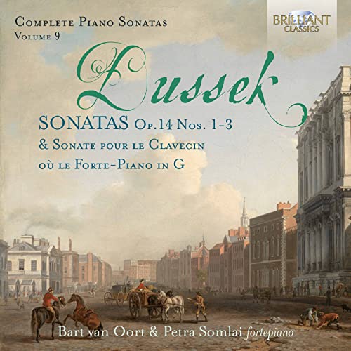 Dussek:Sonatas Op.14 1-3,Sonate pour le Clave. von BRILLIANT CLASSICS