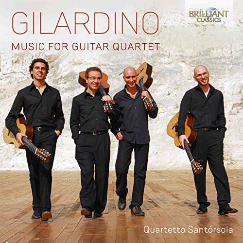 Gilardino:Music for Guitar Quartet von BRILLIANT CLASSICS