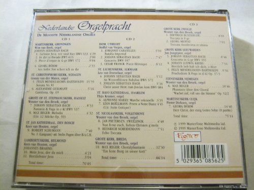 Nederlandse Orgelpracht 3-CD von BRILLIANT CLASSICS