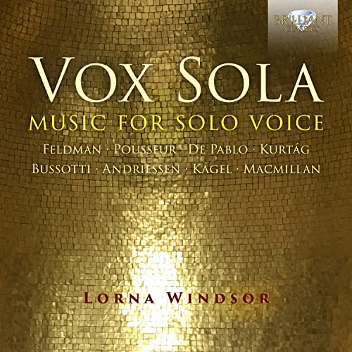 Vox Sola-Music for Solo Voice von BRILLIANT CLASSICS