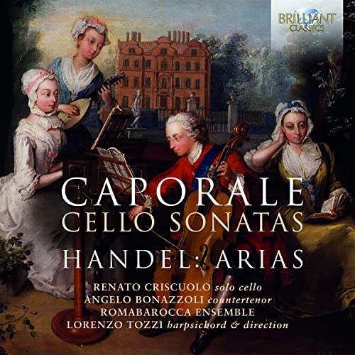 Caporale:Cello Sonatas/Händel:Arias von BRILLIANT