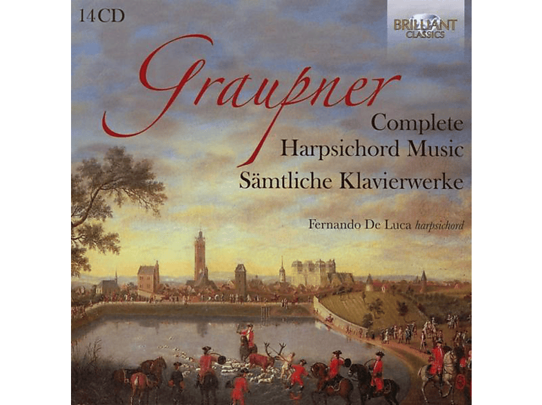 Fernando De Luca - Graupner Complete Harpsichord Music (CD) von BRILLIANT