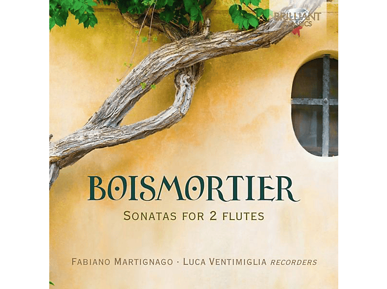 Martignago,Fabiano/Ventimiglia,Luca - Boismortier:Sonatas For 2 Flutes (CD) von BRILLIANT