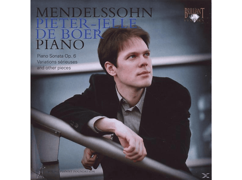 Pj De Boer Ypf, Pieter-jelle - Mendelssohn: Piano (CD) von BRILLIANT