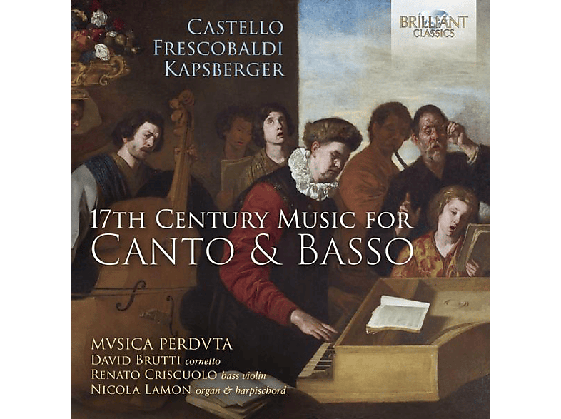 VARIOUS - 17th Century Music for Canto&Basso (CD) von BRILLIANT