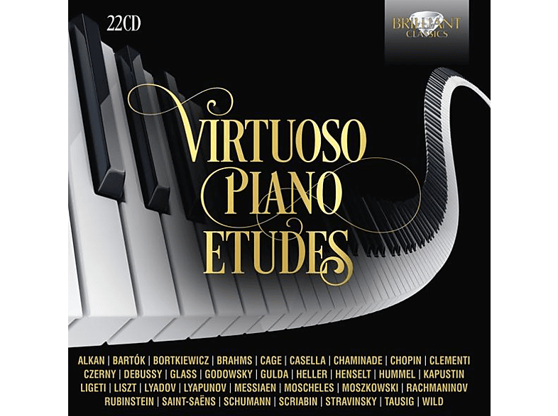 VARIOUS - Virtuoso Piano Etudes (CD) von BRILLIANT