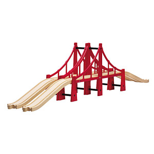 BRIO® Hängebrücke mit Auffahrten 33683 Spielzeugeisenbahnen-Zubehör von BRIO®