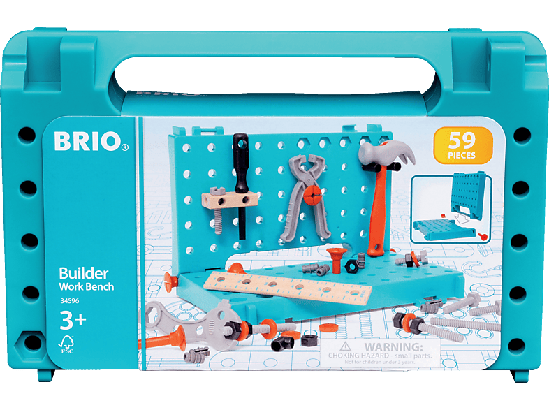 BRIO Builder Arbeitsbank Holzspielzeug Mehrfarbig von BRIO