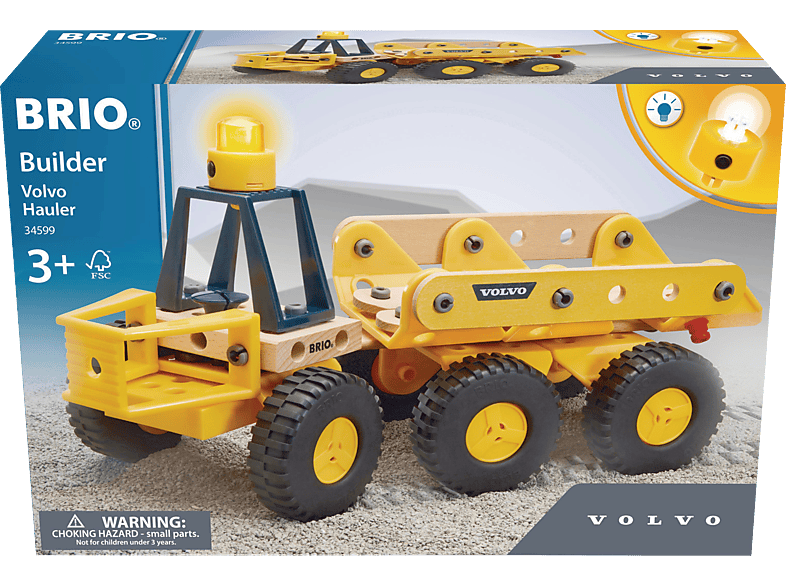 BRIO Builder Volvo-Muldenkipper Spielzeugmuldenkipper Mehrfarbig von BRIO