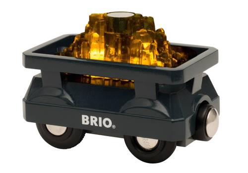 Brio 33896 Goldwaggon mit Licht von BRIO