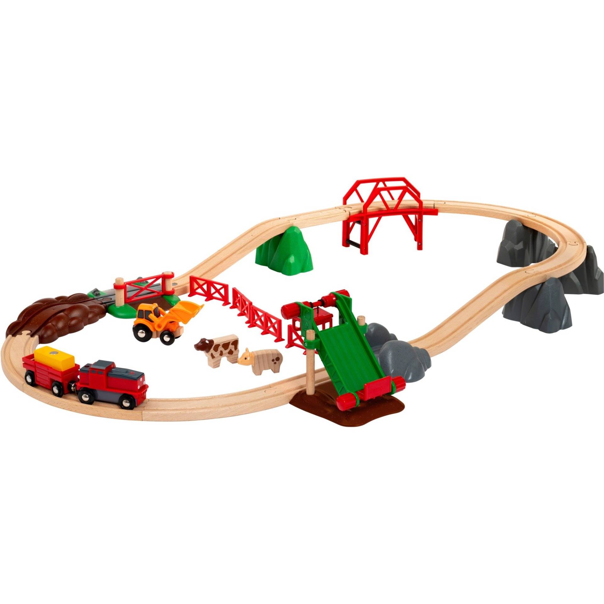 Großes Bahn Bauernhof-Set von BRIO