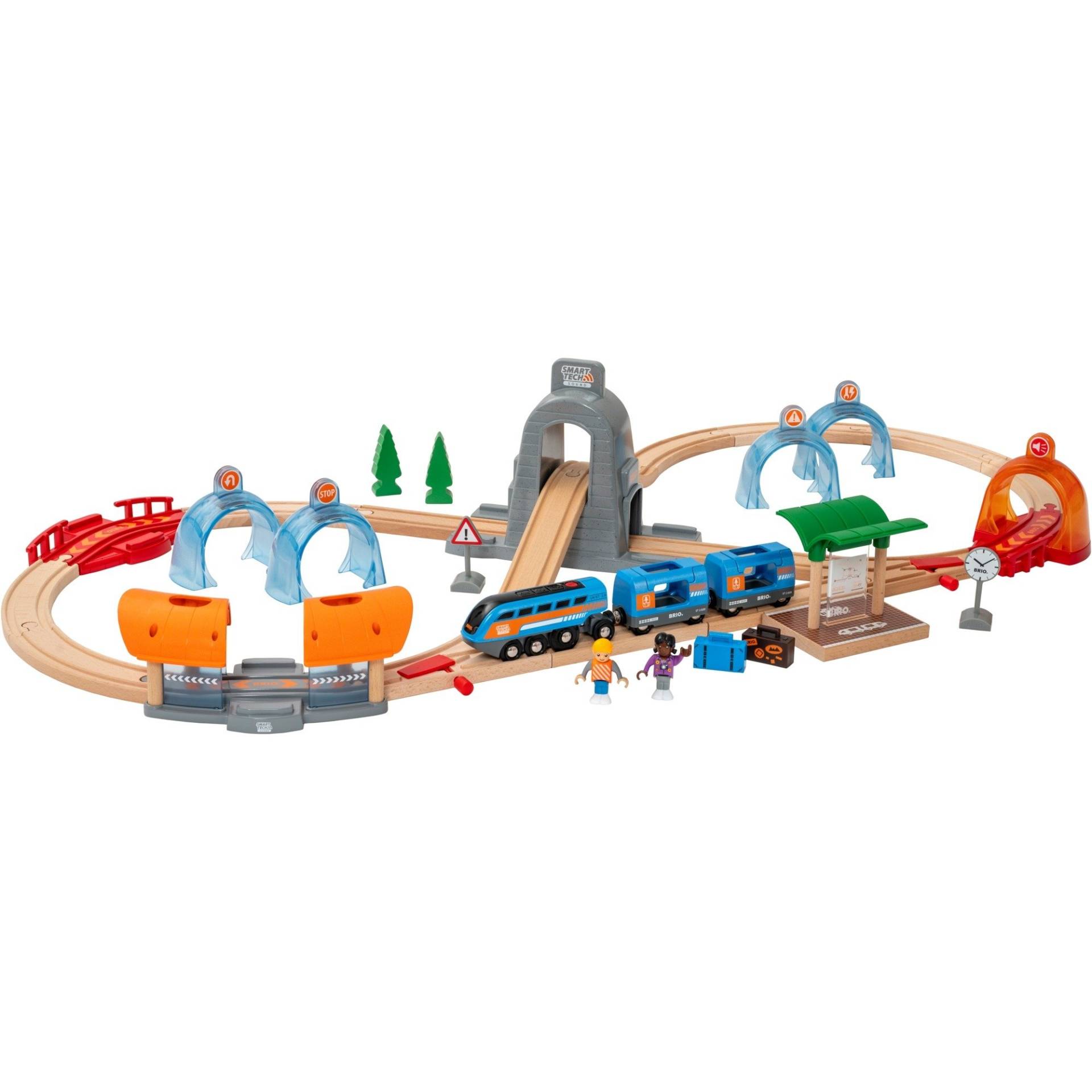 Smart Tech Sound Action Tunnel Reisezug Set, Bahn von BRIO