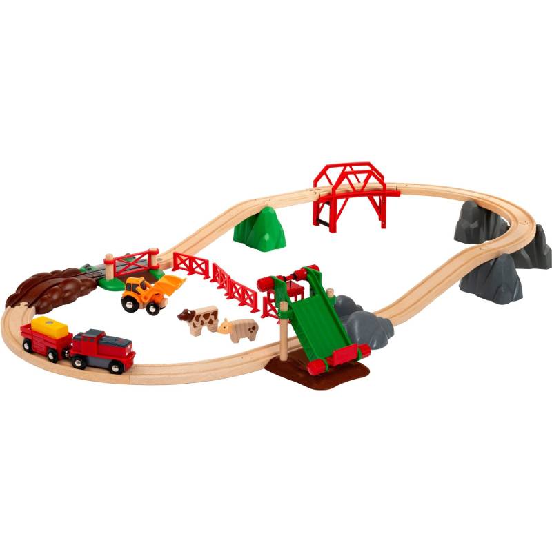 World Großes Bahn Bauernhof-Set von BRIO