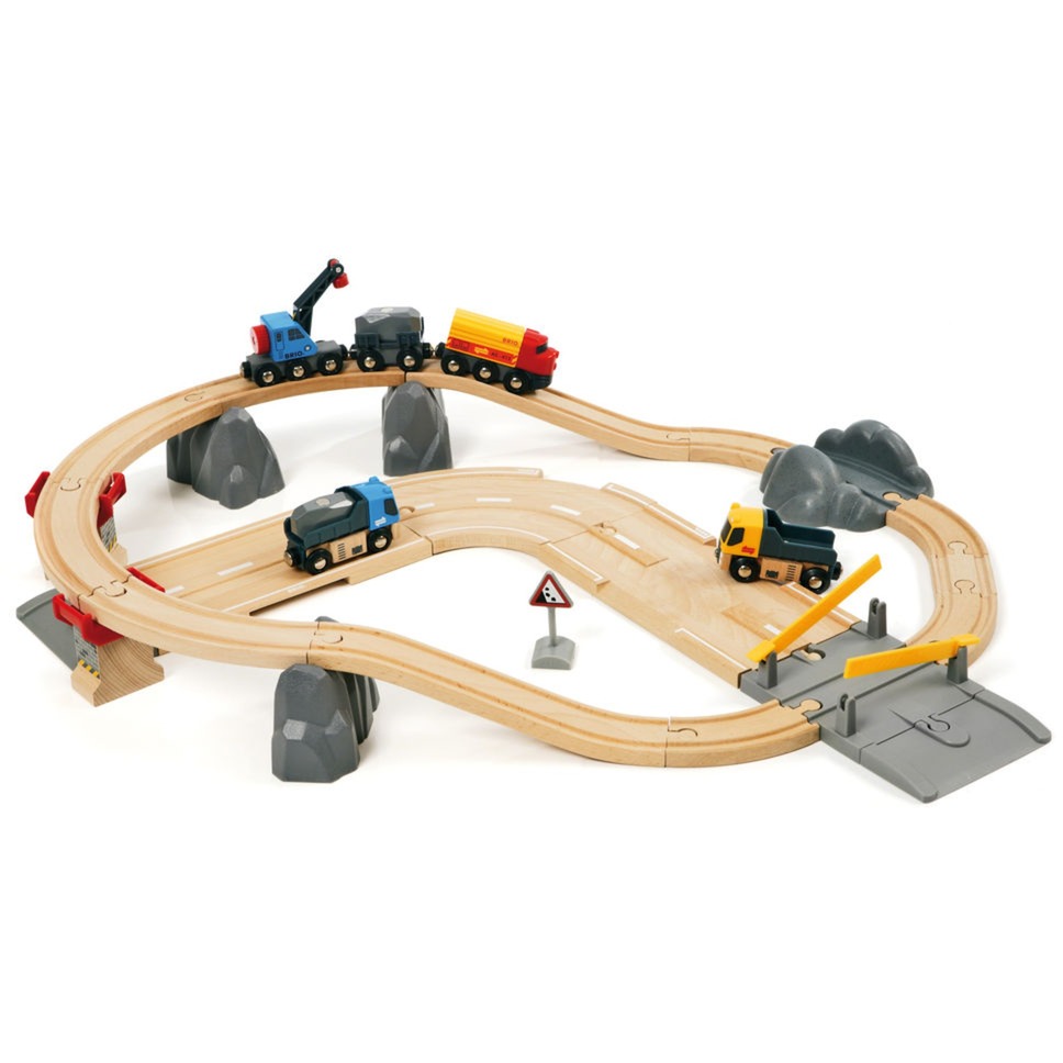World Straßen & Schienen Steinverlade Set, Bahn World Straßen & Schienen Steinverlade Set, Bahn von BRIO