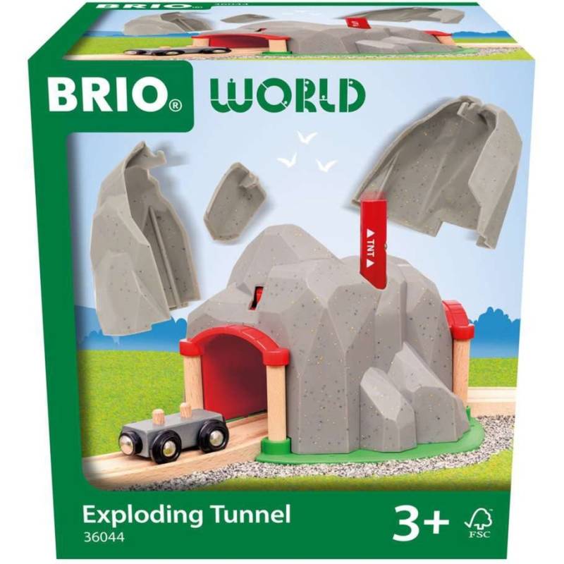 World Tunnel mit Sprengfunktion, Bahn von BRIO