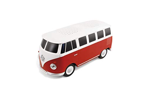 BRISA VW Collection - Volkswagen Tragbarer-Bluetooth-Lautsprecher-Wireless-Kabellos T1 Bulli Bus (Maßstab: 1:20/Classic Bus/Rot) von BRISA
