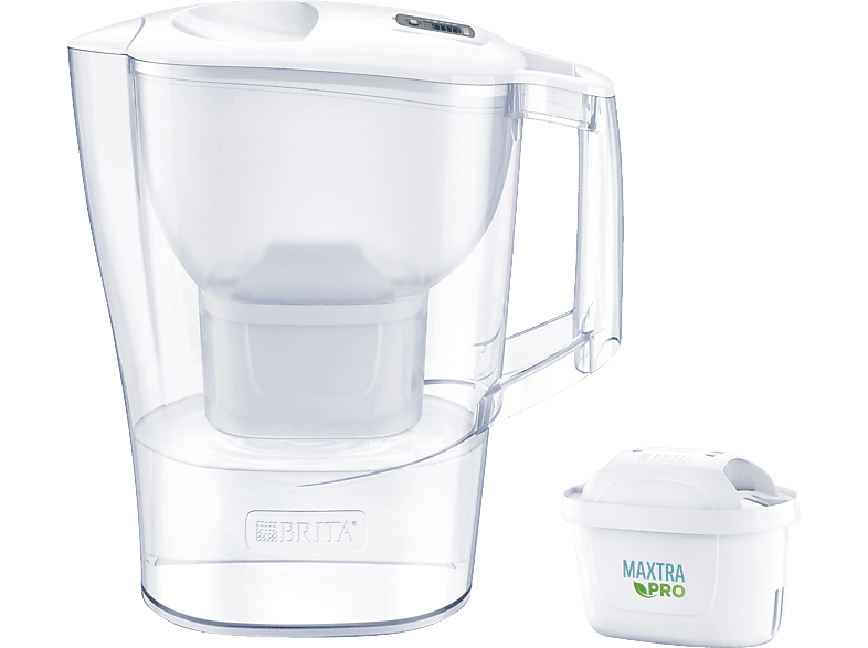 BRITA Aluna inkl. 1 MAXTRA PRO All-in-1 Wasserfilter, Weiß von BRITA