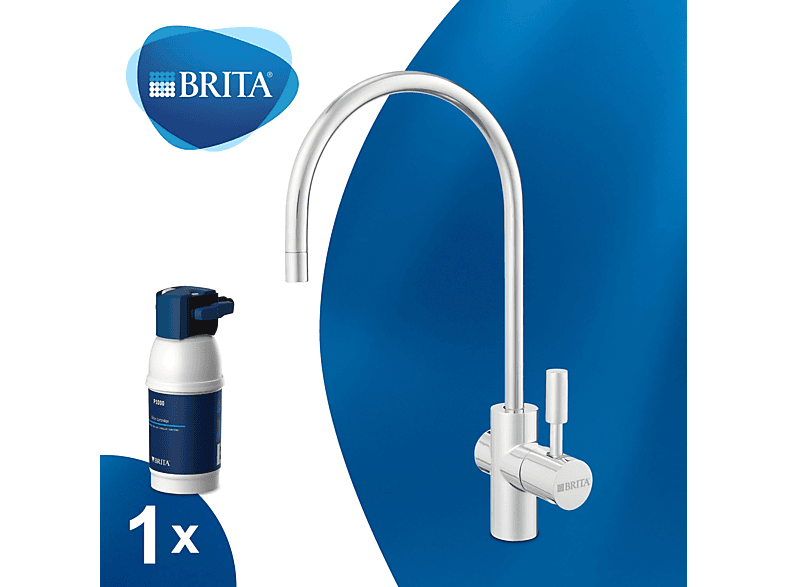 BRITA Wasserhahn mypure P1 Küchenarmatur mit Wasserfiltration, Chrom glänzend BRITA Wasserhahn mypure P1 Küchenarmatur mit Wasserfiltration, Chrom glänzend von BRITA