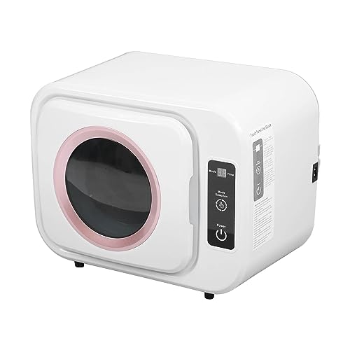 Kompakter Trockner, Tragbarer Wäschetrockner, Schnell Trocknend, 300 W, ABS-Edelstahl, für Schlafsäle (Weiß) von BROLEO