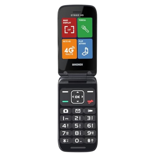 BRONDI CELLULARE BRONDI STRIKE 4G DARK GRE 2,8 COLORI/BLUETOOTH/FLIP ATTIVO BRONDI CELLULARE BRONDI STRIKE 4G DARK GRE 2,8 COLORI/BLUETOOTH/FLIP ATTIVO von BRONDI