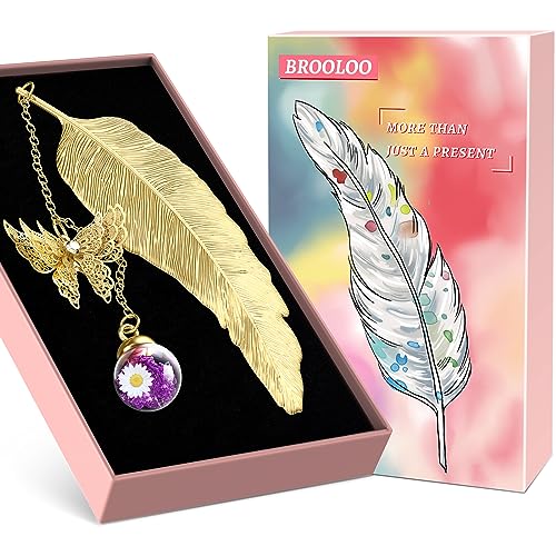 Muttertag Geschenke für Frauen Mama Lehrerin: Feder Metall Lesezeichen Ausgefallene Kleine Geburtstag Muttertag Geschenk, Geschenke für Lehrerinnen Leseratten, Muttertagsgeschenk für Oma Frau Freundin Muttertag Geschenke für Frauen Mama Lehrerin: Feder Metall Lesezeichen Ausgefallene Kleine Geburtstag Muttertag Geschenk, Geschenke für Lehrerinnen Leseratten, Muttertagsgeschenk für Oma Frau Freundin von BROOLOO