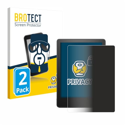 BROTECT (2 Stück Anti-Spy Blickschutzfolie für Amazon Kindle Paperwhite 2023 (11. Gen.) Privacy Screen Protector [Displayschutz, Sichtschutz] von BROTECT