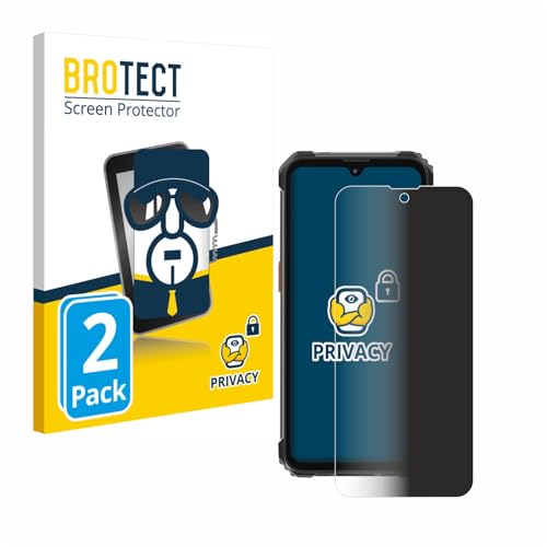 BROTECT (2 Stück Anti-Spy Blickschutzfolie für Blackview BV5300 Pro (2023) Privacy Screen Protector [Displayschutz, Sichtschutz, Blaulichtfilter] von BROTECT