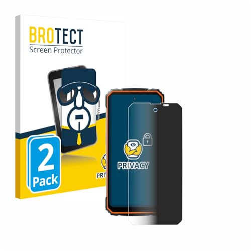 BROTECT (2 Stück Anti-Spy Blickschutzfolie für Blackview BV8100 Privacy Screen Protector [Displayschutz-Folie, Sichtschutz, Blaulichtfilter] von BROTECT
