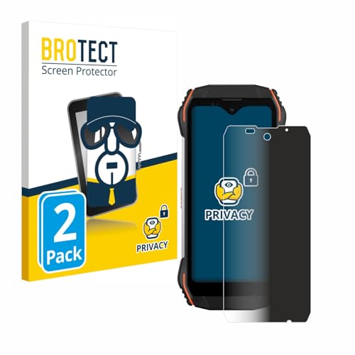 BROTECT (2 Stück Anti-Spy Blickschutzfolie für Blackview N6000 Privacy Screen Protector [Displayschutz-Folie, Sichtschutz, Blaulichtfilter] von BROTECT