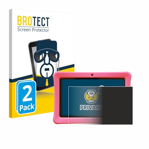 BROTECT (2 Stück Anti-Spy Blickschutzfolie für Contixo Kids 7" Tablet Privacy Screen Protector [Displayschutz, Sichtschutz, Blaulichtfilter] von BROTECT