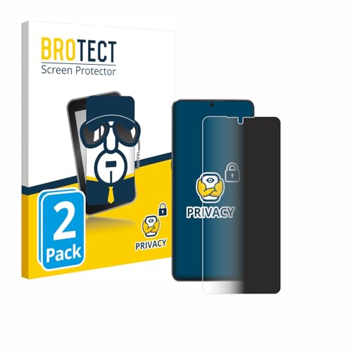 BROTECT (2 Stück Anti-Spy Blickschutzfolie für Cubot Max 5 Privacy Screen Protector [Displayschutz-Folie, Sichtschutz, Blaulichtfilter] von BROTECT