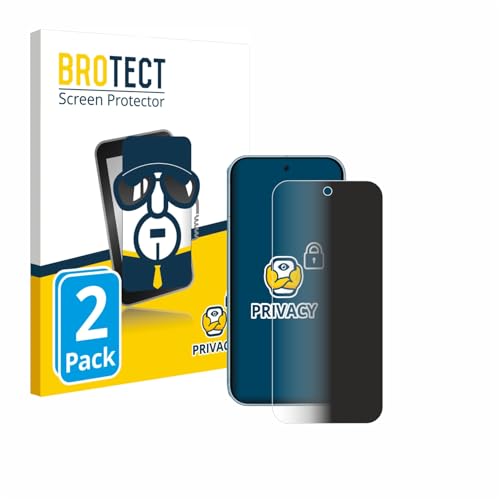 BROTECT (2 Stück Anti-Spy Blickschutzfolie für Google Pixel 9/9 Pro Privacy Screen Protector [Displayschutz-Folie, Sichtschutz, Blaulichtfilter] von BROTECT