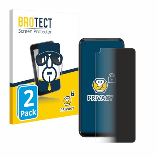 BROTECT (2 Stück Anti-Spy Blickschutzfolie für HTC Desire 22 Pro Privacy Screen Protector [Displayschutz-Folie, Sichtschutz, Blaulichtfilter] von BROTECT