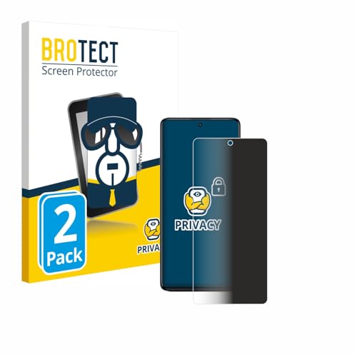 BROTECT (2 Stück Anti-Spy Blickschutzfolie für Infinix GT 20 Pro Privacy Screen Protector [Displayschutz-Folie, Sichtschutz, Blaulichtfilter] von BROTECT