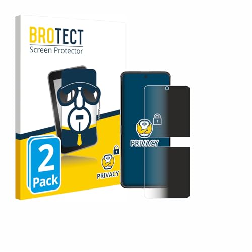 BROTECT (2 Stück Anti-Spy Blickschutzfolie für Motorola Razr 60 Privacy Screen Protector [Displayschutz-Folie, Sichtschutz, Blaulichtfilter] von BROTECT