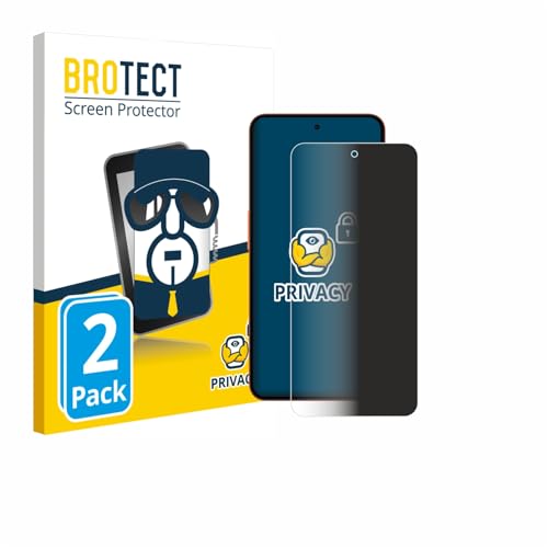 BROTECT (2 Stück Anti-Spy Blickschutzfolie für Nothing CMF Phone 2 Pro Privacy Screen Protector [Displayschutz-Folie, Sichtschutz, Blaulichtfilter] von BROTECT