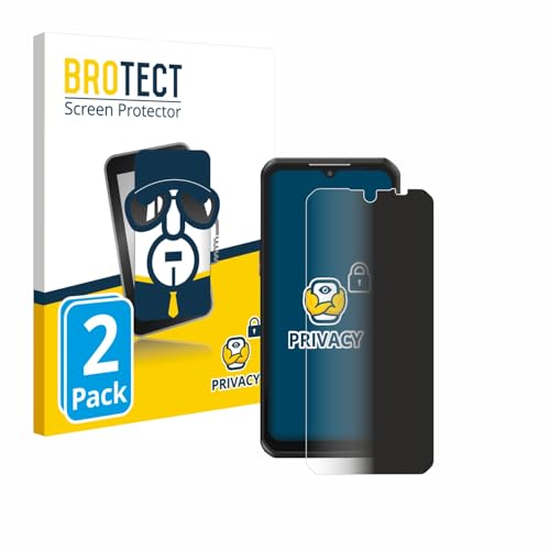 BROTECT (2 Stück Anti-Spy Blickschutzfolie für Oukitel WP39 Privacy Screen Protector [Displayschutz-Folie, Sichtschutz, Blaulichtfilter] von BROTECT