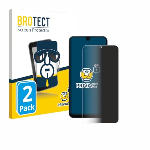 BROTECT (2 Stück Anti-Spy Blickschutzfolie für Samsung Galaxy A16 5G Privacy Screen Protector [Displayschutz-Folie, Sichtschutz, Blaulichtfilter] von BROTECT