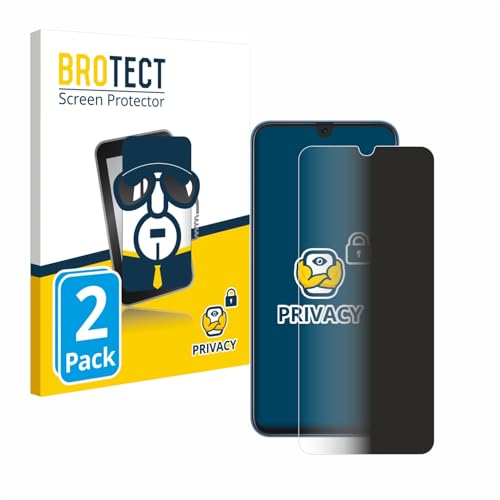 BROTECT (2 Stück Anti-Spy Blickschutzfolie für Samsung Galaxy A20 / A30 / M30 / A50 / A50s Privacy Screen Protector [Displayschutz, Sichtschutz] von BROTECT