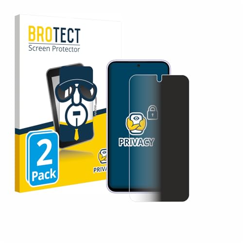 BROTECT (2 Stück Anti-Spy Blickschutzfolie für Samsung Galaxy A54 5G Enterprise Edition Privacy Screen Protector [Displayschutz, Sichtschutz] von BROTECT