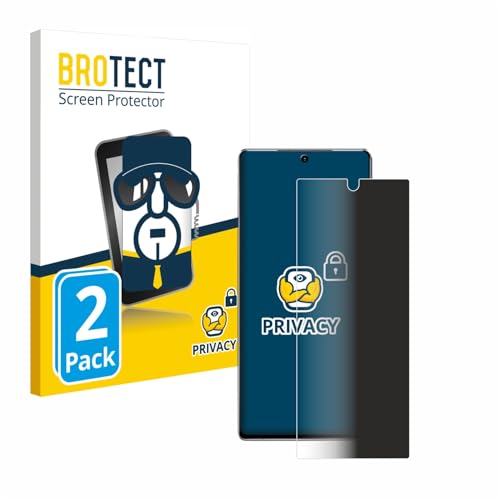 BROTECT (2 Stück Anti-Spy Blickschutzfolie für Samsung Galaxy Note 20 Privacy Screen Protector [Displayschutz-Folie, Sichtschutz, Blaulichtfilter] von BROTECT