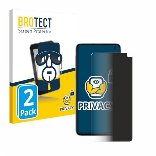 BROTECT (2 Stück Anti-Spy Blickschutzfolie für Samsung Galaxy S10e Privacy Screen Protector [Displayschutz-Folie, Sichtschutz, Blaulichtfilter] von BROTECT
