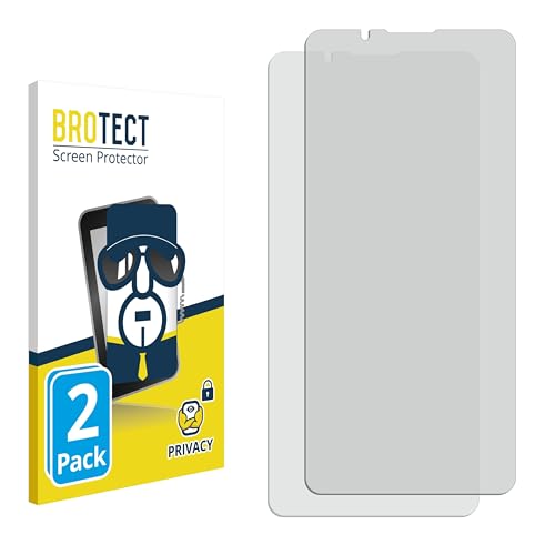 BROTECT (2 Stück Anti-Spy Blickschutzfolie für Sony Xperia 1 VII Privacy Screen Protector [Displayschutz-Folie, Sichtschutz, Blaulichtfilter] von BROTECT
