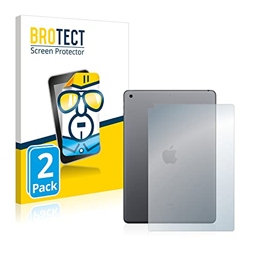 BROTECT (2 Stück Schutzfolie für Apple iPad 10.2" 2021 (Rückseite, 9 Gen.) Displayschutz Folie Ultra-Klar von BROTECT