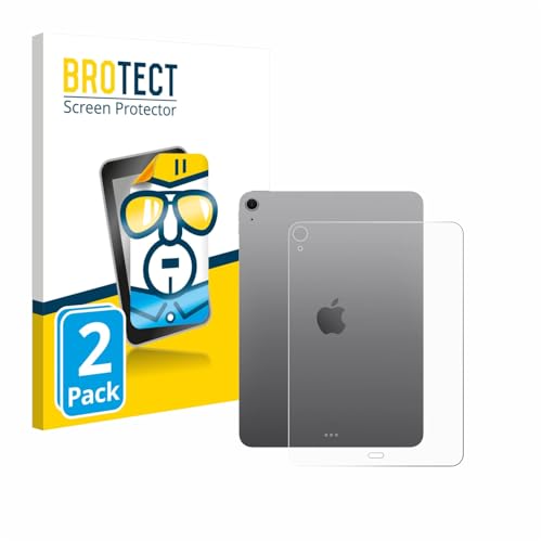 BROTECT (2 Stück Schutzfolie für Apple iPad Air 11" 2025 (Rückseite) Displayschutz Folie Ultra-Klar von BROTECT