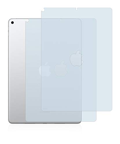 BROTECT (2 Stück Schutzfolie für Apple iPad Air 2019 (Rückseite, 3. Gen.) Displayschutz Folie Ultra-Klar von BROTECT