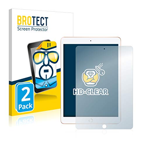 BROTECT (2 Stück Schutzfolie für Apple iPad WiFi/Cellular 10.2" 2019 Displayschutz Folie Ultra-Klar BROTECT (2 Stück Schutzfolie für Apple iPad WiFi/Cellular 10.2" 2019 Displayschutz Folie Ultra-Klar von BROTECT