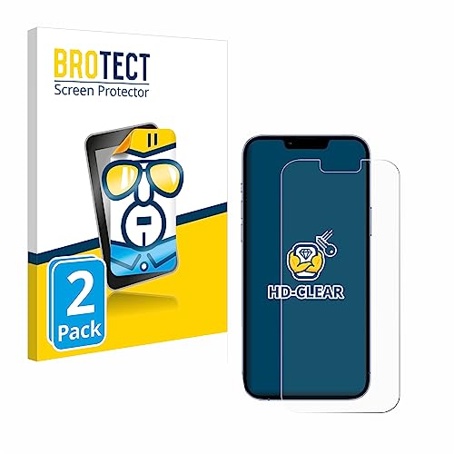 BROTECT (2 Stück Schutzfolie für Apple iPhone 13 Pro Max Displayschutz Folie Ultra-Klar BROTECT (2 Stück Schutzfolie für Apple iPhone 13 Pro Max Displayschutz Folie Ultra-Klar von BROTECT