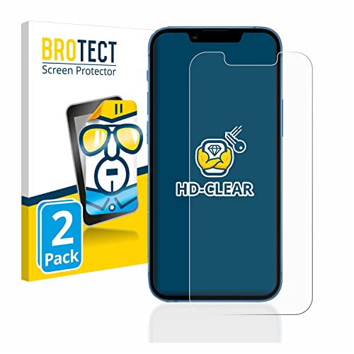 BROTECT (2 Stück Schutzfolie für Apple iPhone 13 mini Displayschutz Folie Ultra-Klar BROTECT (2 Stück Schutzfolie für Apple iPhone 13 mini Displayschutz Folie Ultra-Klar von BROTECT