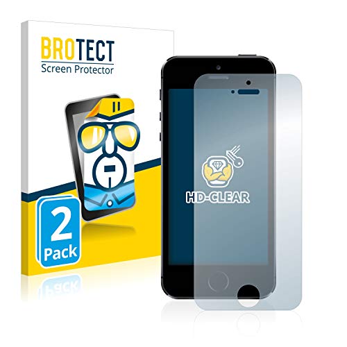 BROTECT (2 Stück Schutzfolie für Apple iPhone 5 / 5S / 5C / SE 2016 Displayschutz Folie Ultra-Klar BROTECT (2 Stück Schutzfolie für Apple iPhone 5 / 5S / 5C / SE 2016 Displayschutz Folie Ultra-Klar von BROTECT